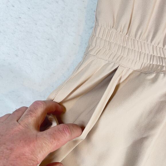 32 Degrees COOL Dress Woman's XL Peasant Elastic Waist Just Above Knee ~37" L - Picture 5 of 14